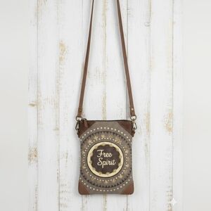 ​👜 Mona B "Free Spirit" Canvas Crossbody 👜